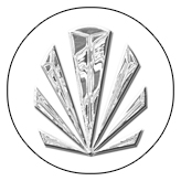 DAROUND 602 SL WT Silver Sunburst White Background copy